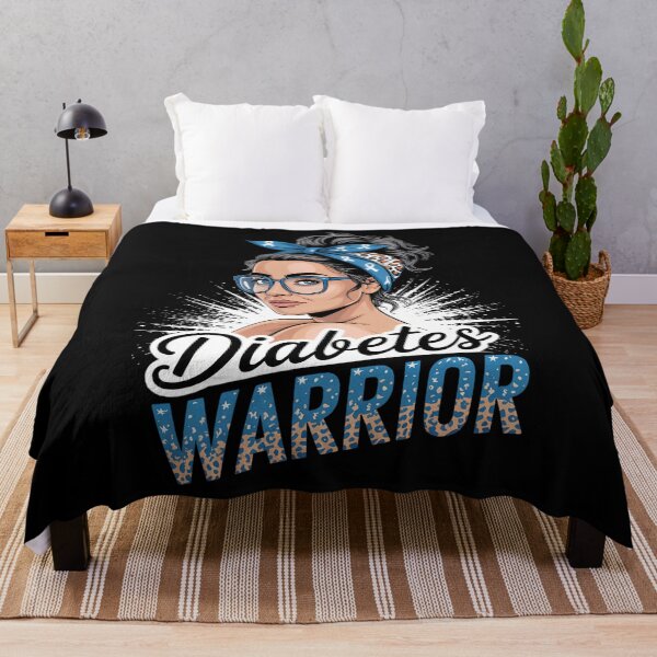Item preview, Moño desordenado para concientizar sobre la diabetes (DT1, tipo 1) designed and sold by DoorwayThreads.