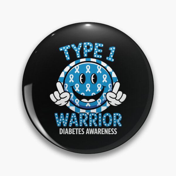 Item preview, Diabetes Awareness Ribbon T1D Support Squad designed and sold by DoorwayThreads.