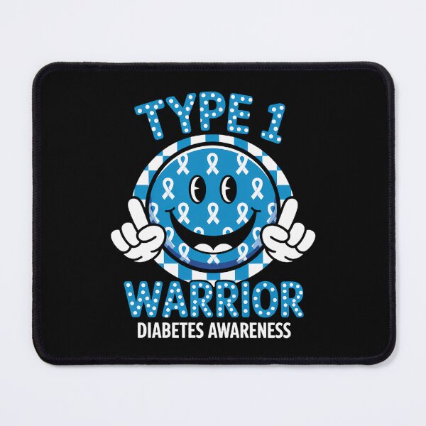 Item preview, Diabetes Awareness Ribbon T1D Support Squad designed and sold by DoorwayThreads.