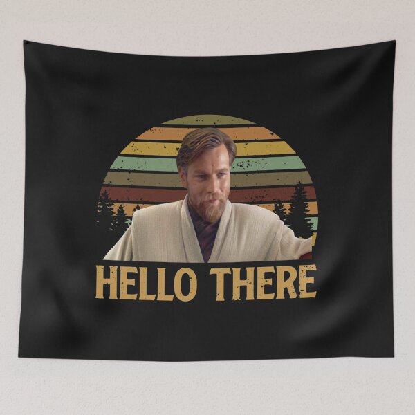 Item preview, Vintage Hello There Stár Wárs Obi Wan D 1 designed and sold by ArnethiaHoward.