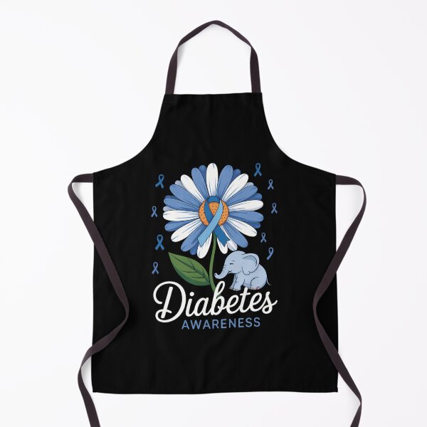 Item preview, Faith Cute Elephants Flower Diabetes Awareness designed and sold by DoorwayThreads.
