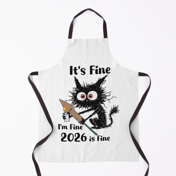 Item preview, Funny Cat 2026 Is Fine designed and sold by sandrahofer-art.