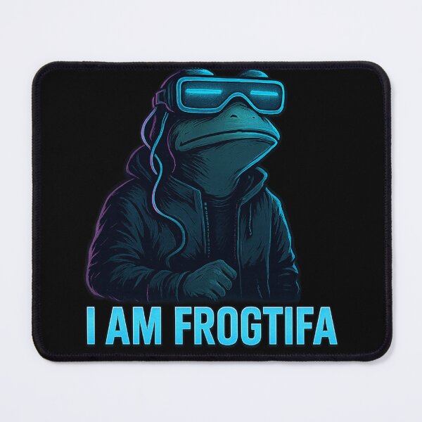 Item preview, I Am Frogtifa Ribbit Protest Frog Meme designed and sold by NightWisdom.