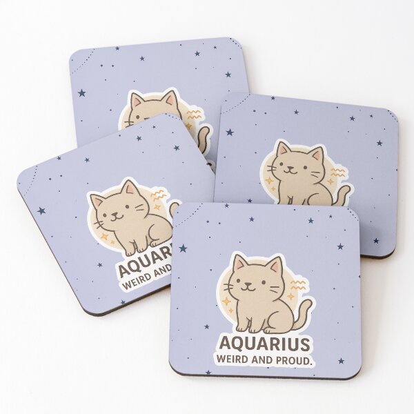 Item preview, Aquarius Zodiac Cat Phone Case | Cute Astrology Gift for Aquarius Lovers – Kawaii Celestial Cat Design designed and sold by mirozeliea.