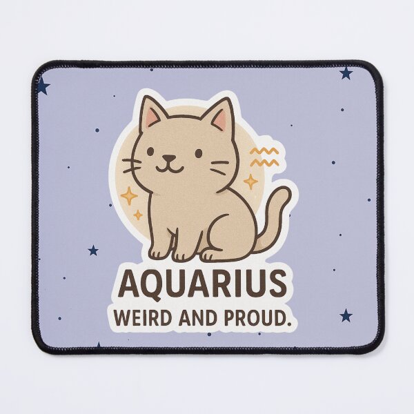 Item preview, Aquarius Zodiac Cat Phone Case | Cute Astrology Gift for Aquarius Lovers – Kawaii Celestial Cat Design designed and sold by mirozeliea.