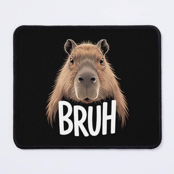 Item preview, Funny Capybara Meme Lovers Bruh Capybara designed and sold by DoorwayThreads.