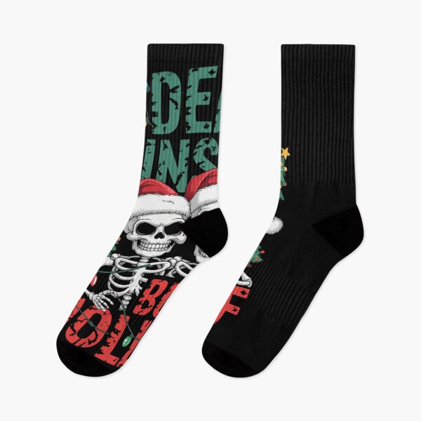 Item preview, Funny Christmas Cute Xmas Holiday Skeleton designed and sold by DoorwayThreads.