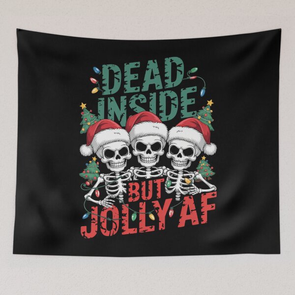 Item preview, Funny Christmas Cute Xmas Holiday Skeleton designed and sold by DoorwayThreads.