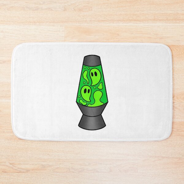 Item preview, Playful Cartoon Green Lava Lamp with Whimsical Ghosts designed and sold by RuweisVibes.