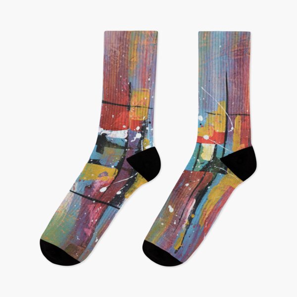 Item preview, Abstract multicolor painting wtih grunge texture on canvas. Artwork mix brush stroke, splash color and oil, acrylic paint element. Modern contemporary art for wallpaper designed and sold by MTShoppingLine.