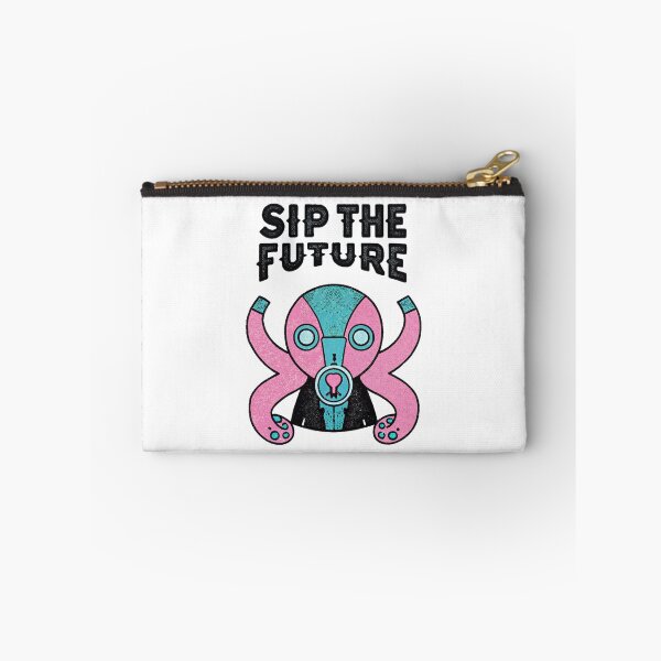 Item preview, Mirai o Nomu – Sip the Future Neon Octopus Art designed and sold by Alahchin Art.