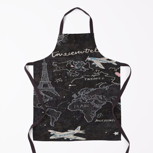 Item preview, World Map Travel Sketch  designed and sold by NivyasArtistry.