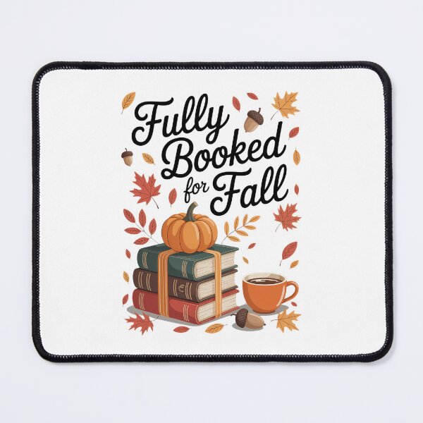 Item preview, Fully Booked for Fall Cozy Autumn Pumpkin and Books designed and sold by Moon-Ape.