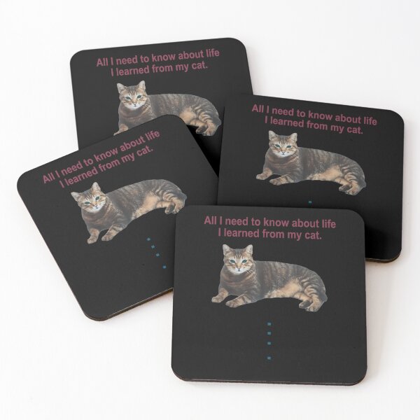 Item preview, All I Need To Know About Life I Learned From My Cat designed and sold by LiviaBarrosMelo.