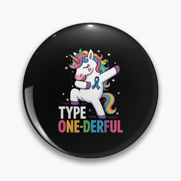 Item preview, Funny Diabetic Type 1 Diabetes T1D Unicorn designed and sold by WalshDrawnLaugh.