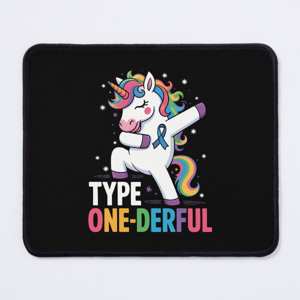 Item preview, Funny Diabetic Type 1 Diabetes T1D Unicorn designed and sold by WalshDrawnLaugh.