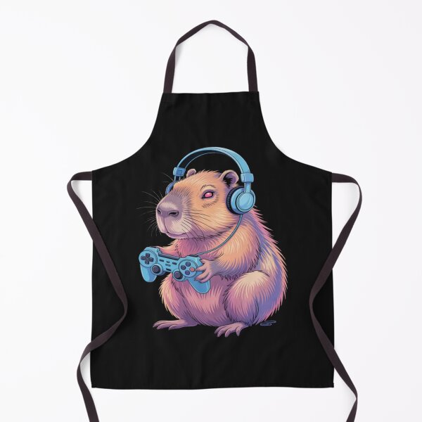 Item preview, Funny Capybara Gaming Video Gamer Capybara designed and sold by ArnethiaHoward.
