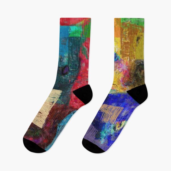 Item preview, Abstract painting. Colorful cats designed and sold by MTShoppingLine.