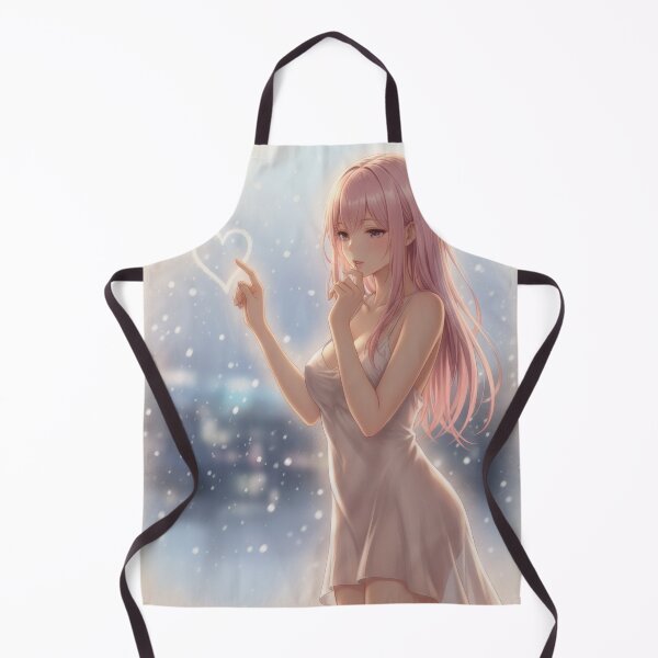 Item preview, A Waifu lost in love and lost in thought on a snowy morning designed and sold by GerwantSHOP.