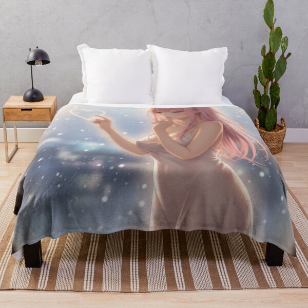 Item preview, A Waifu lost in love and lost in thought on a snowy morning designed and sold by GerwantSHOP.