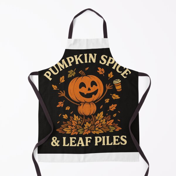 Item preview, Pumpkin Spice & Leaf Piles – Cute Fall Pumpkin Shirt designed and sold by Laughprints.