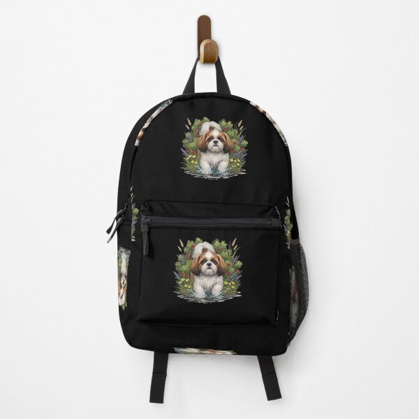 Item preview, My Dear Friends, Merry Christmas,Small Dog Breeds Art – Cute Toy Dogs Illustration (Chihuahua, Pomeranian, Maltese, Shih Tzu, Toy Poodle), Apartment Pet Lover Gift, Fluffy Puppy designed and sold by chipmuckdesignn.