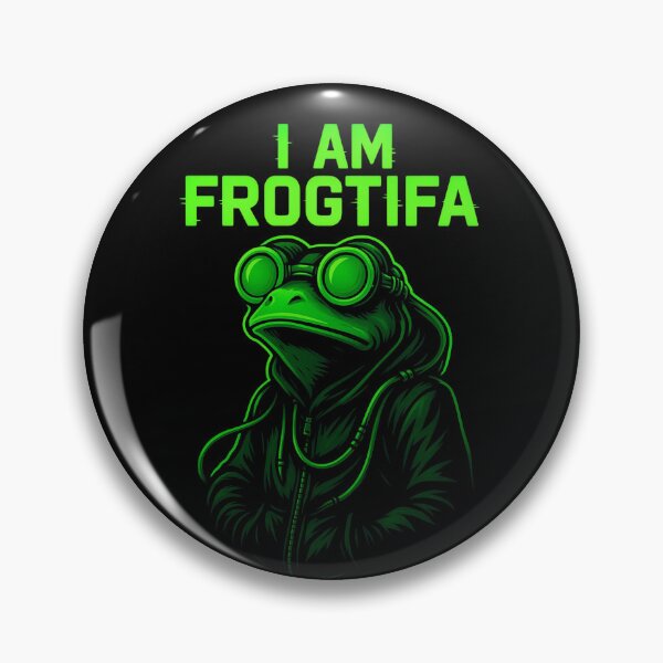 Item preview,  I Am Frogtifa Ribbit Protest Frog Meme Portland Frog Brigade designed and sold by NightWisdom.