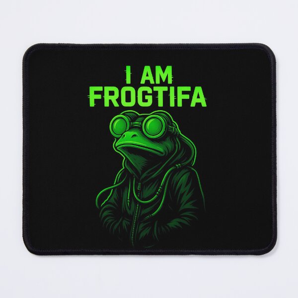 Item preview,  I Am Frogtifa Ribbit Protest Frog Meme Portland Frog Brigade designed and sold by NightWisdom.