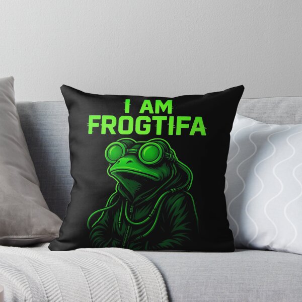 Item preview,  I Am Frogtifa Ribbit Protest Frog Meme Portland Frog Brigade designed and sold by NightWisdom.