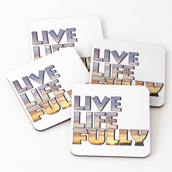 Item preview, Live Life Fully Quote designed and sold by ROSE ANN BANILAR.