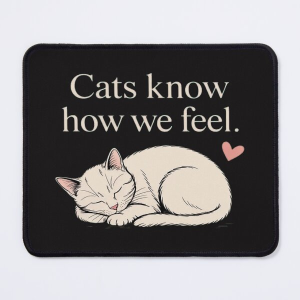 Item preview, Funny Cats Know How We Feel Cat Nap Heart novelty designed and sold by JosephMelendez6.