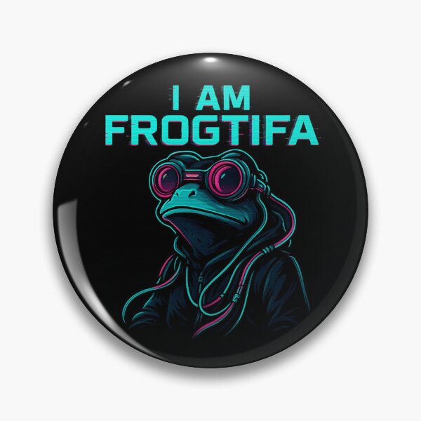 Item preview, I Am Frogtifa Ribbit Protest Frog Meme Portland Frog Brigade designed and sold by NightWisdom.