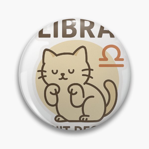 Item preview, Libra Zodiac Cat Sticker | Funny Astrology Gift for Libra Lovers – Kawaii Celestial Cat Design designed and sold by mirozeliea.