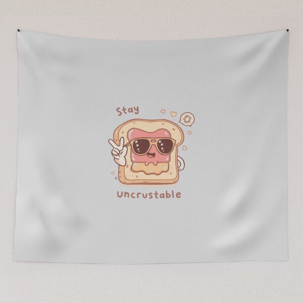 Item preview, Stay Uncrustable – Cute Peanut Butter & Jelly Sandwich T-Shirt designed and sold by EcoArtTees.