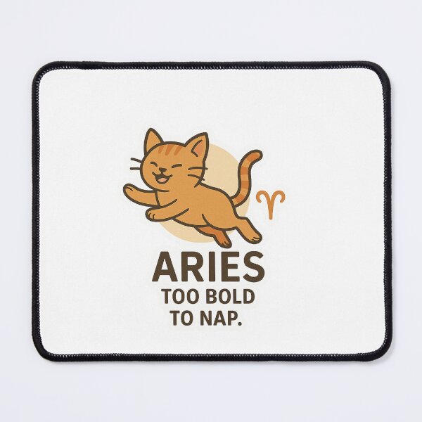 Item preview, Aries Zodiac Cat Sticker | Bold & Funny Astrology Gift for Aries Lovers – Kawaii Celestial Cat Design designed and sold by mirozeliea.