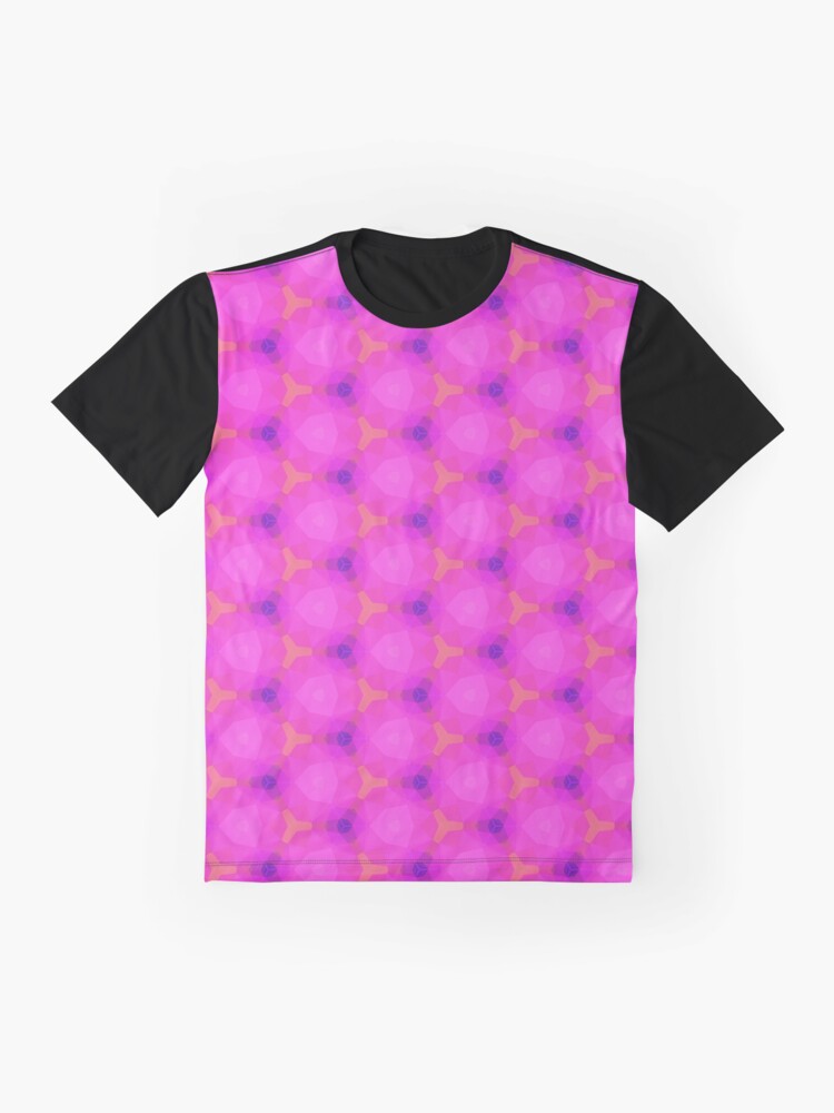 "purple geometric triangles seamless colorful repeat pattern" Tshirt