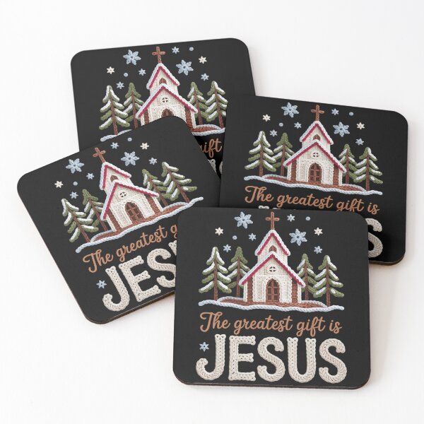 Item preview, Jesus Christian Christmas Religious Holiday Church Nativity Scene designed and sold by WalshDrawnLaugh.