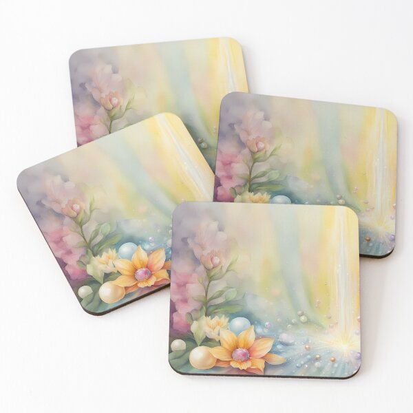 Item preview, Rainbow Beam with Flowers designed and sold by CalmnessbyChoice.