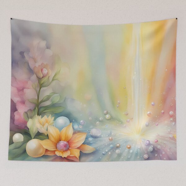 Item preview, Rainbow Beam with Flowers designed and sold by CalmnessbyChoice.