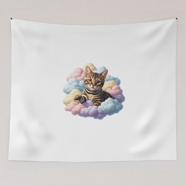 Item preview, My Dear Friends, Merry Christmas,World Cat Breeds Collection, Artistic Illustration, Famous Cats, Exotic Feline Wall Art, Cat Lover Gift, Realistic Pet Portrait Design designed and sold by chipmuckdesignn.