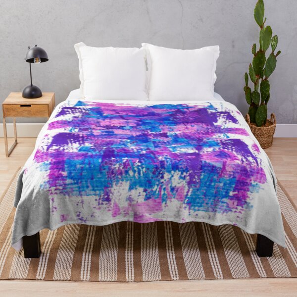 Item preview, Abstract background of blue and purple brush strokes. Lilac blue acrylic background designed and sold by MTShoppingLine.
