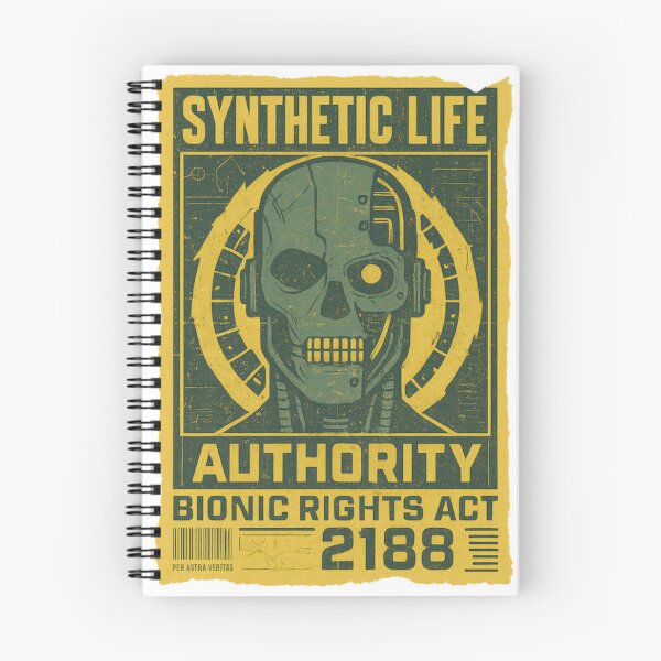Item preview, Synthetic Life Authority – Bionic Rights Act 2188 designed and sold by PlanetBPop.