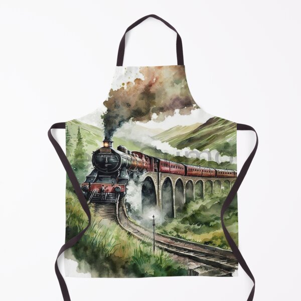 Item preview, Steam Engine on Bridge Artwork designed and sold by NivyasArtistry.