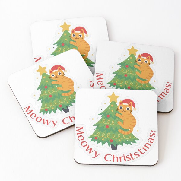 Item preview, Meowy Christmas Illustration  designed and sold by Cat-loveparttime.