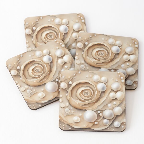 Item preview, Sand Rose and Pearls designed and sold by CalmnessbyChoice.