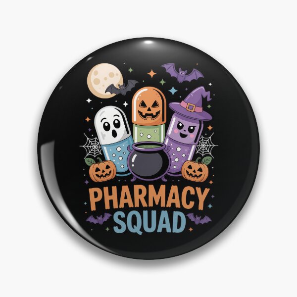 Item preview, Pills Pharmacy Pharmacist Squad Halloween designed and sold by VENOM0RIOT.