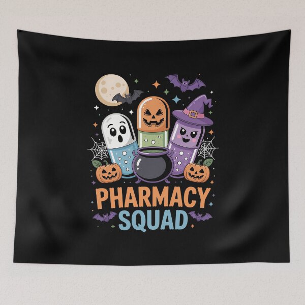 Item preview, Pills Pharmacy Pharmacist Squad Halloween designed and sold by VENOM0RIOT.
