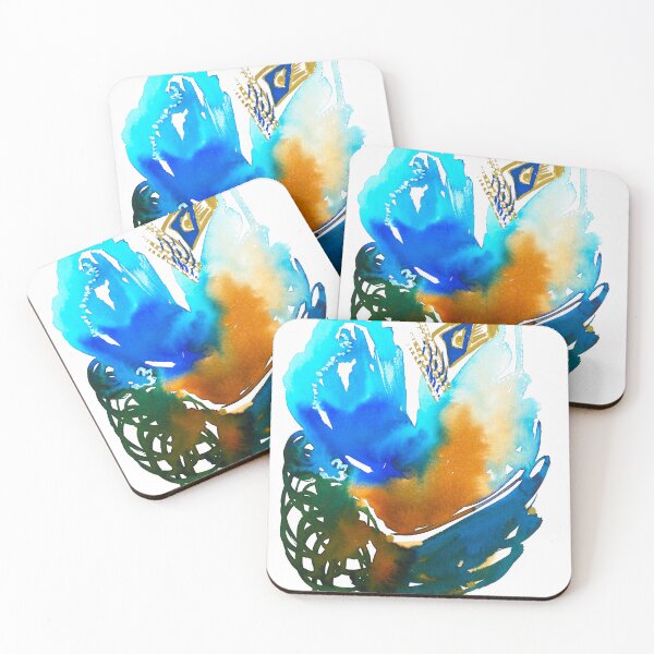 Item preview, Green, aqua splash, watercolor designed and sold by Myartspace.