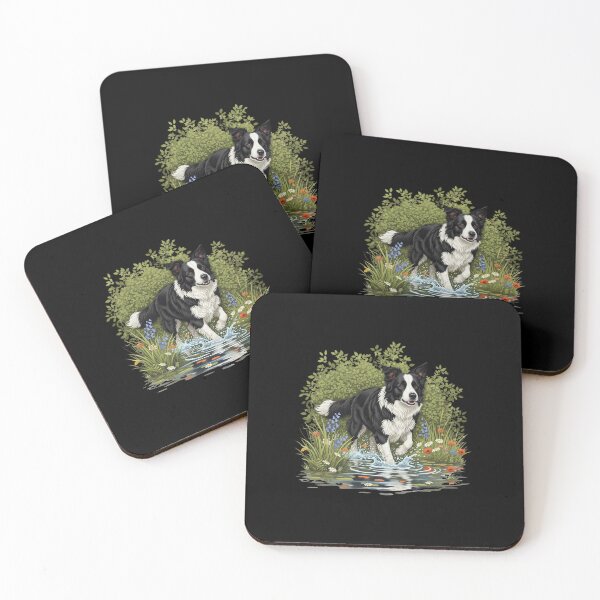 Item preview, My Dear Friends, Merry Christmas,Popular Dog Breeds Art – Cocker Spaniel, Border Collie, Beagle, Bulldog, Schnauzer, Australian Shepherd & Whippet Illustration, Dog Lover Gift, Realistic Pet Design designed and sold by chipmuckdesignn.