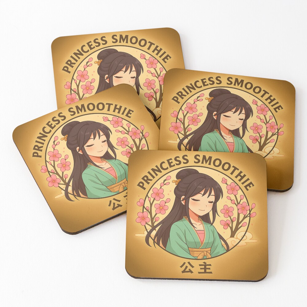 Item preview, Coasters (Set of 4) designed and sold by KitsuneStore.